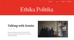 Desktop Screenshot of ethikapolitika.org